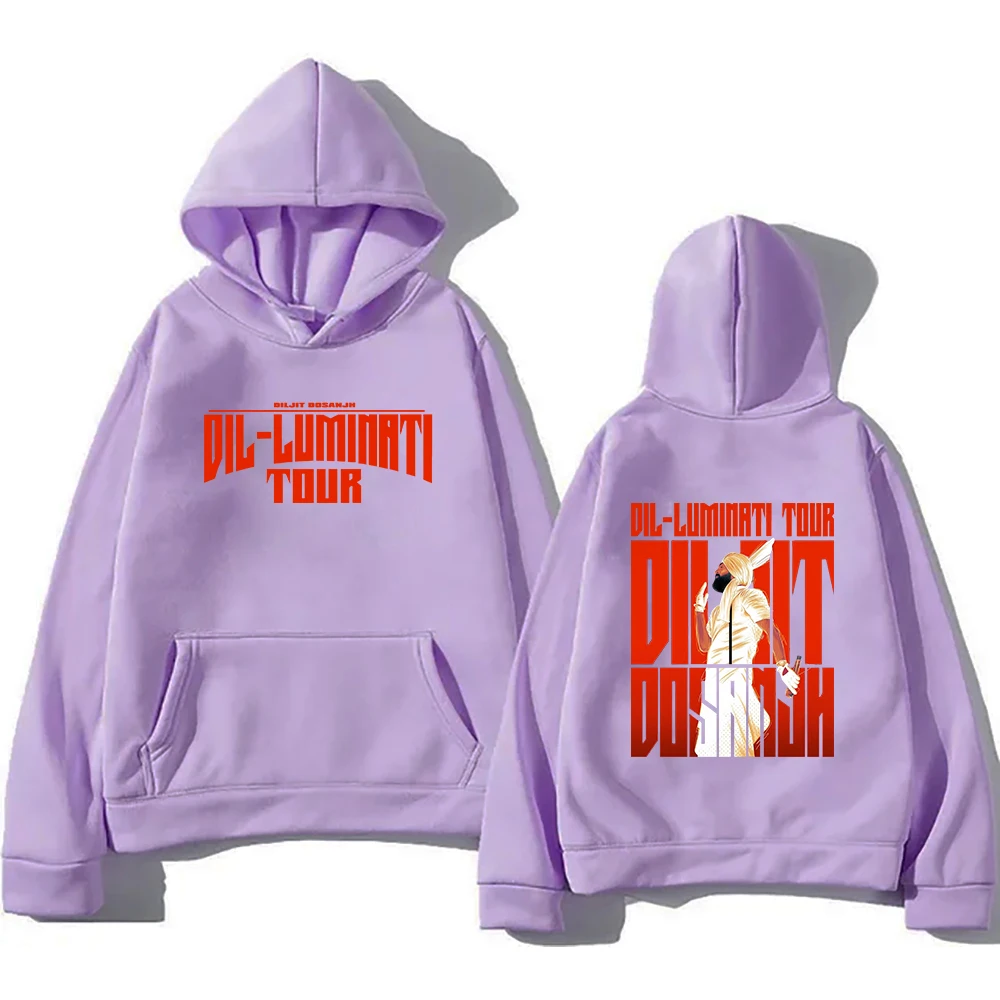 Dil-Luminati Tour Diljit Dosanjh Men Hoodie Women Hoodies Harajuku Aesthetic Unisex Streetwear Fleece Pullover Sweatshirt