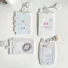 PVC card cover mobile phone camera fan star love beans small card campus card collection card bag display pendant 2