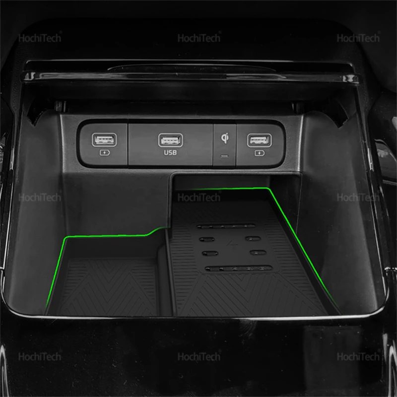 Drahtlose Lade Silikon Pad Für Kia Sorento MQ4 2021-2023 2024 2025 Zentrale Steuerung Ladegerät Schutz Abdeckung Anti-slip Matte – Detail 10
