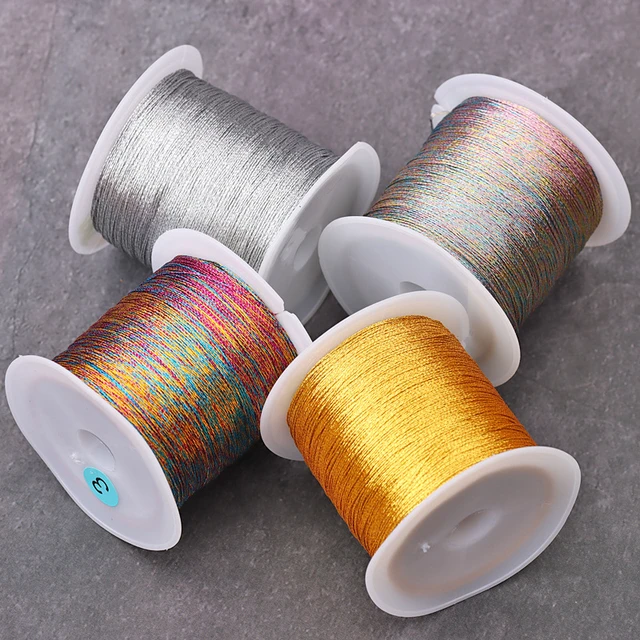 0.2-1.0mm Round Waxed Thread Polyester Cord Wax Coated Strings for