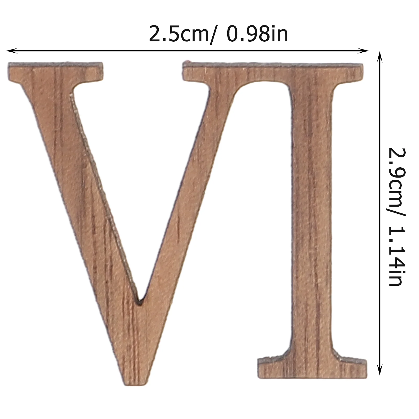 Digital Wall Clock Numerals Component DIY Parts Replacement Numbers for Wooden