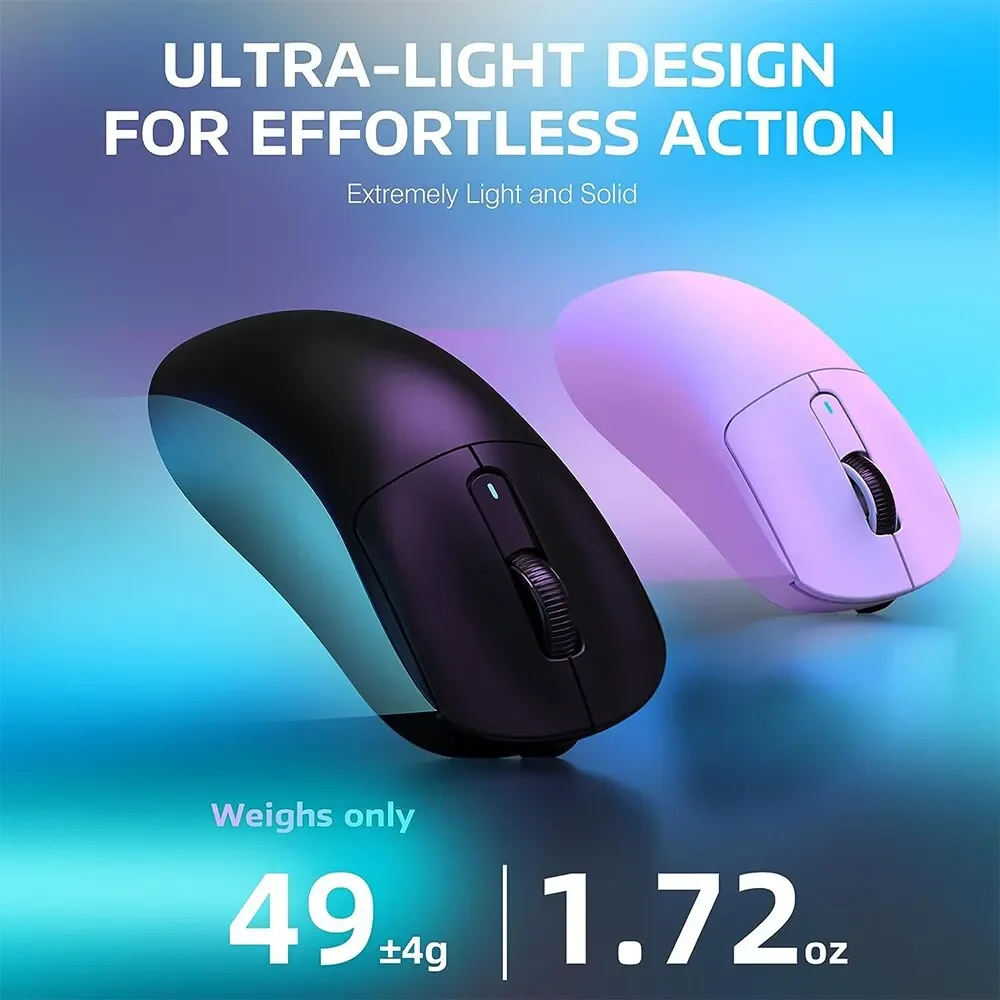 Attack Shark X3 Bluetooth Mouse , 49g Lightweight , PixArt PAW3395,  Tri-Mode Connection, 26000dpi, 650IPS, Macro Gaming Mouse - AliExpress