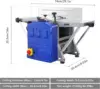 1250W Powerful Benchtop Planer Worktable Thickness Planer with Low Noise for both Hard & Soft Wood Planing & Thicknessing 5