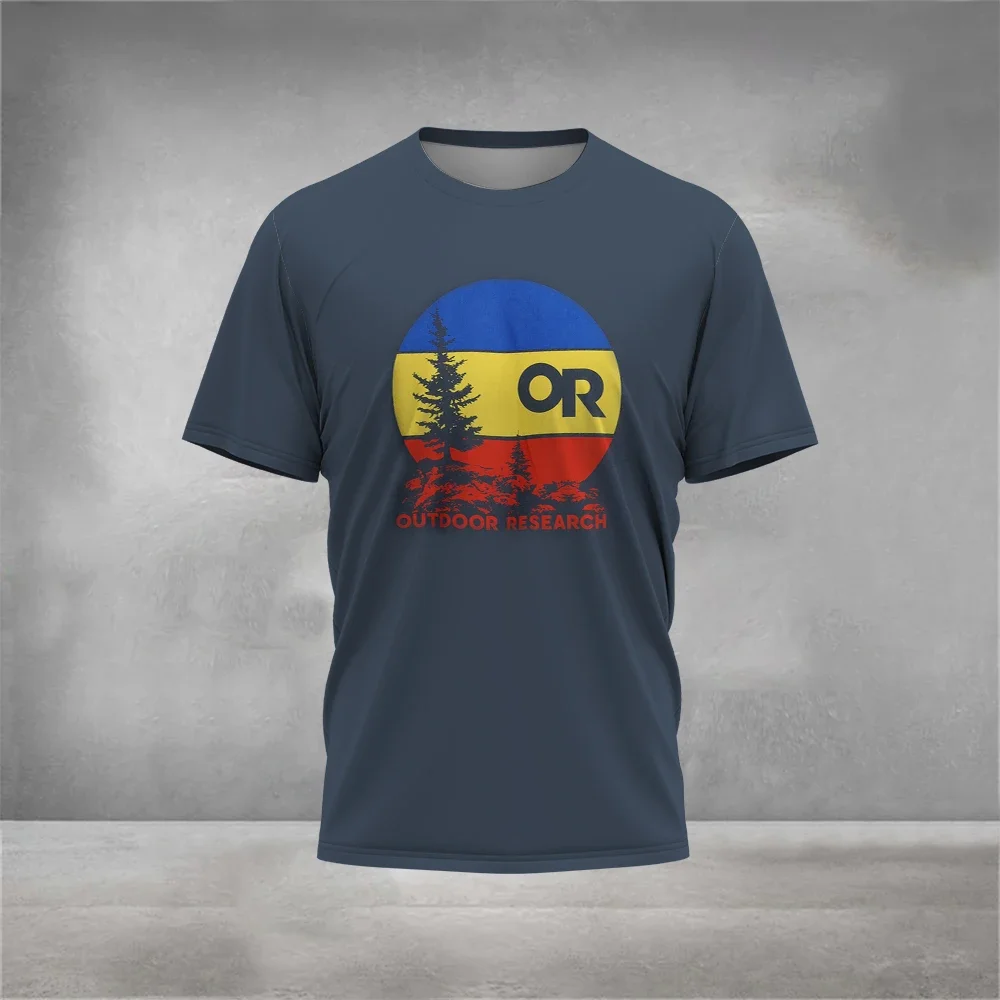 

2024 Summer New Breathable Comfortable Men's T-shirt Badminton Tennis Outdoor Running Sports Comfortable Leisure Men's T-shirt