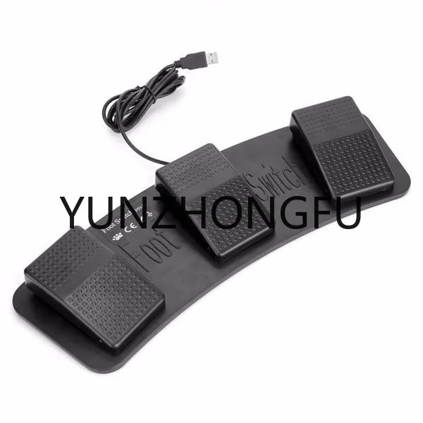 

HID USB Foot Switch 3 Position Plastic FS3-P