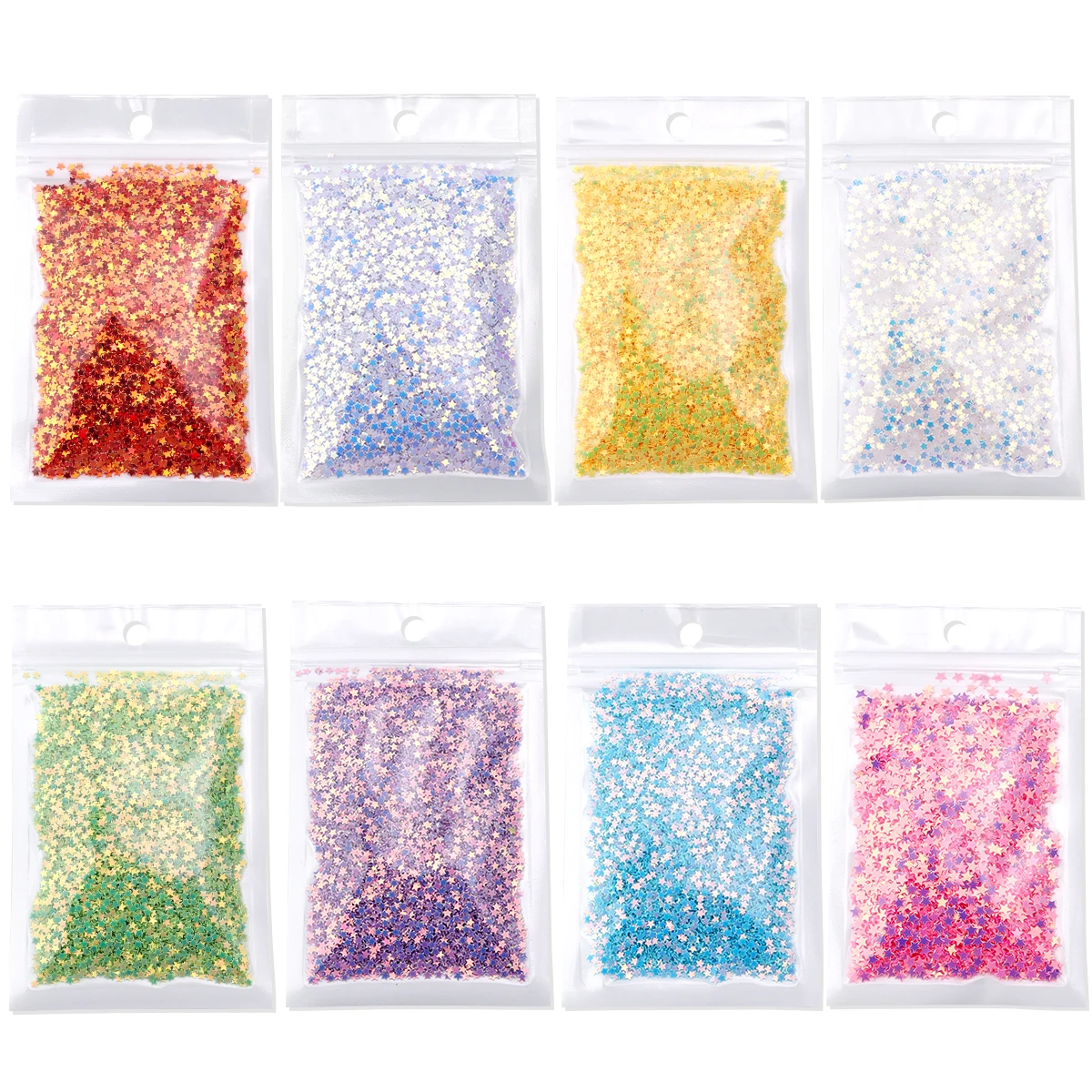 30 gr/beutel PVC Stern Pailletten 3mm Farbe Glitter Lose Paillette für DIY Nail art Dekoration Lieferungen Haar Zubehör Schönheit make-up – Detail 14