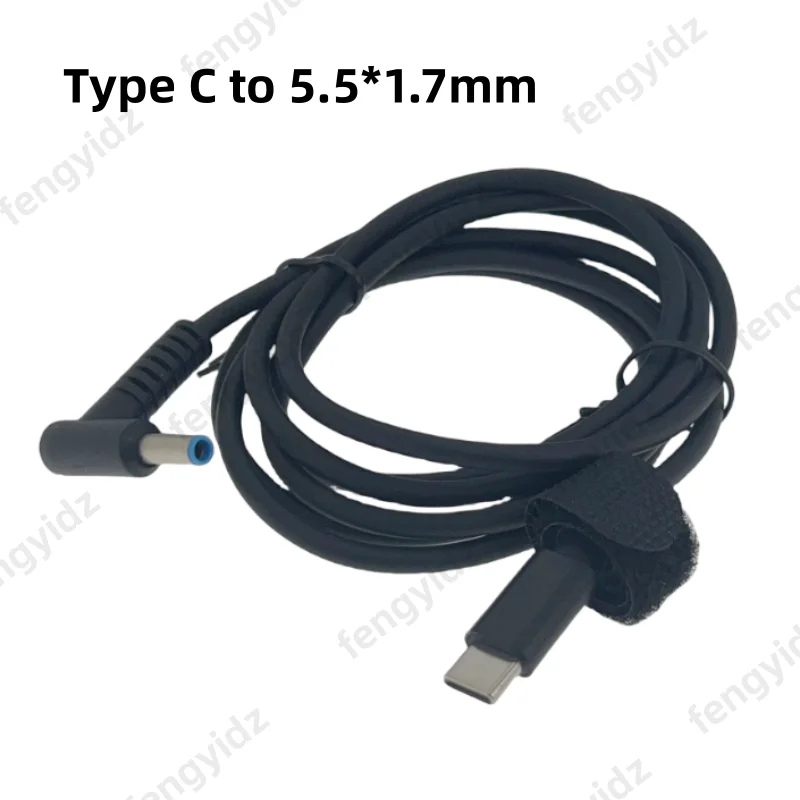 USB C PD 충전 케이블 코드 타입 C - DC 범용 전원 어댑터 컨버터 (레노버, 아수스, 델, HP, 에이서, 삼성, LG 노트북용)