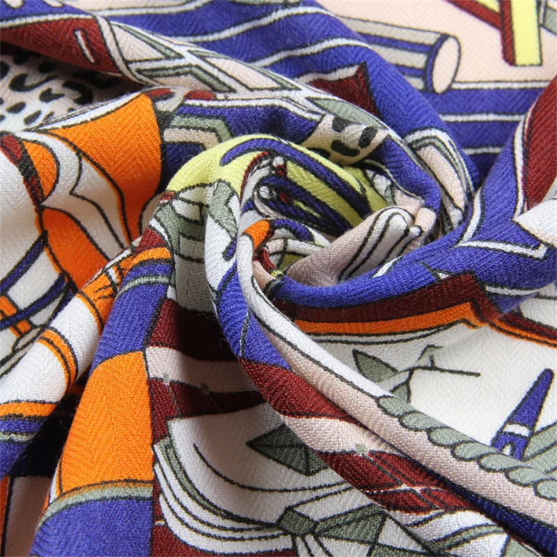 Silk scarf sale print fabric