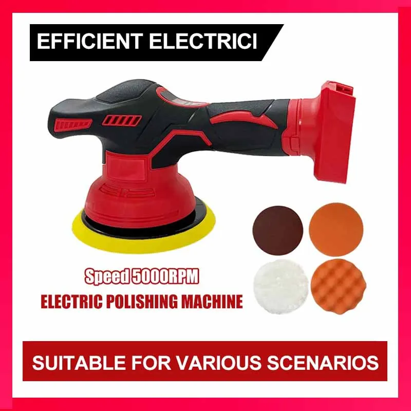 For Milwaukee Cordless Polisher 8 Gears Digital Display Electric Polisher Auto C