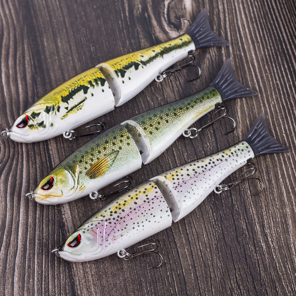 Gros Leurre Swimbait Articulé 18 Cm / 62 G – Big Game – Pêche Eau Douce Et Mer
