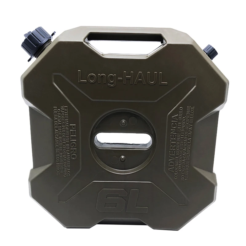New 6L Fuel Tank Petrol Cans Barrels Can Gas Spare Container Anti-static Jerry Can Polaris Fuel Tank Pack Jerrycan