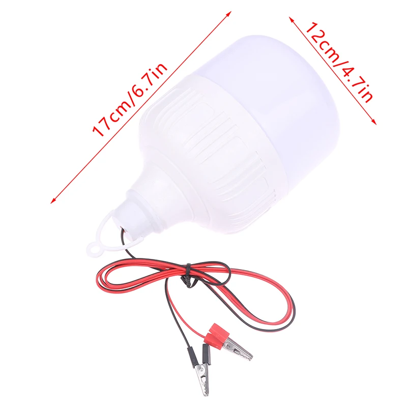 Description Picture 2 of item12V Low-Voltage Bulb Light With Wire Clip Led Light Night Market Battery Light 40W High-Brightness Bulb Replacement Light Bulb