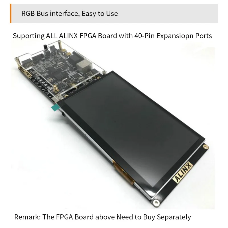 ALINX AN970: 7 &5-Ʈ  TFT LCD ũ , FPGA 