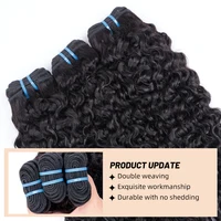 PerisModa birman bouclés paquets 100% cheveux humains paquets vierge armure Extensions de cheveux humains extrémités bouclées 1/3/4 pièces couleur naturelle 3
