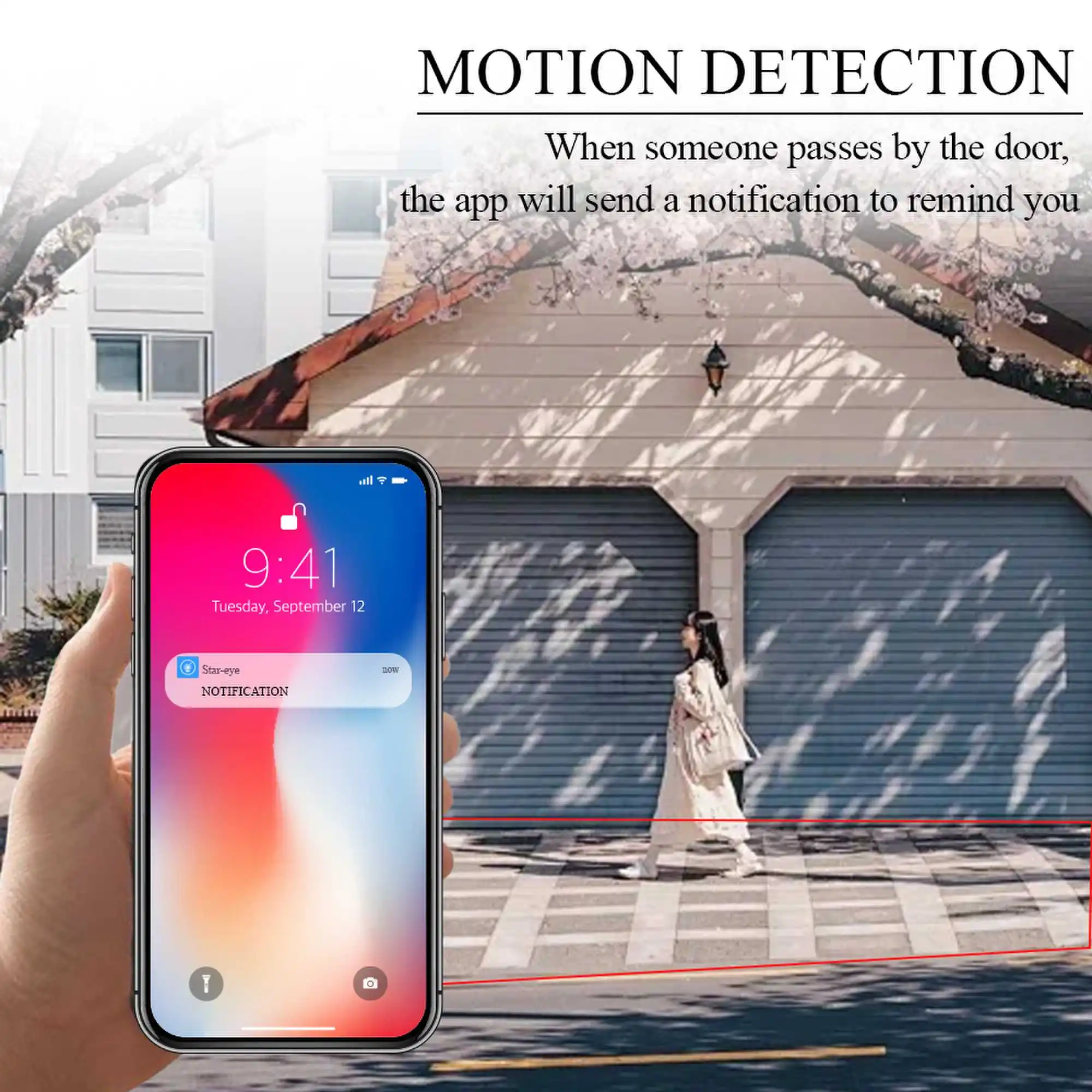 Security Camera 4MP Mini Camera WIFI IR Night Vision Human Motion Detection Alarm Surveillance Built-in 3000mAh Battery Security Protection
