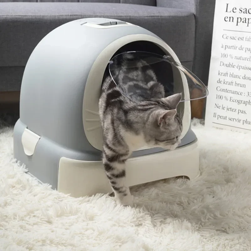 Inodoro Para Gatos Con Capó, Cubierto Para Gatos Con Cajón