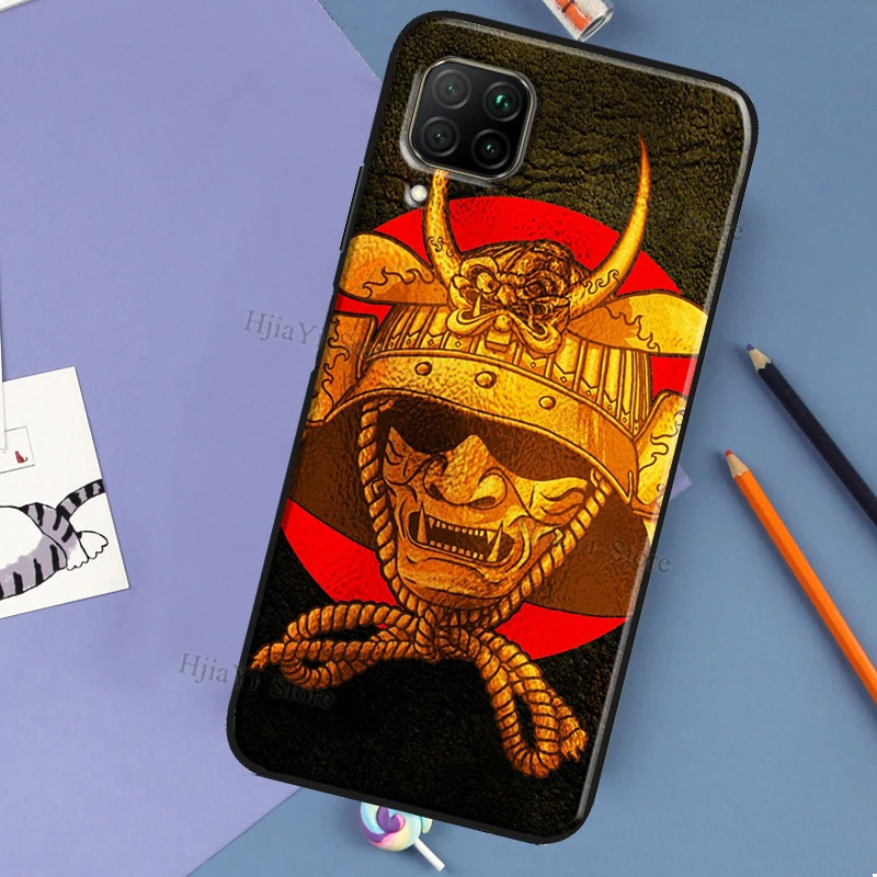 Oni Samurai Mask Design Phone Case - Sleek and Protective Cover