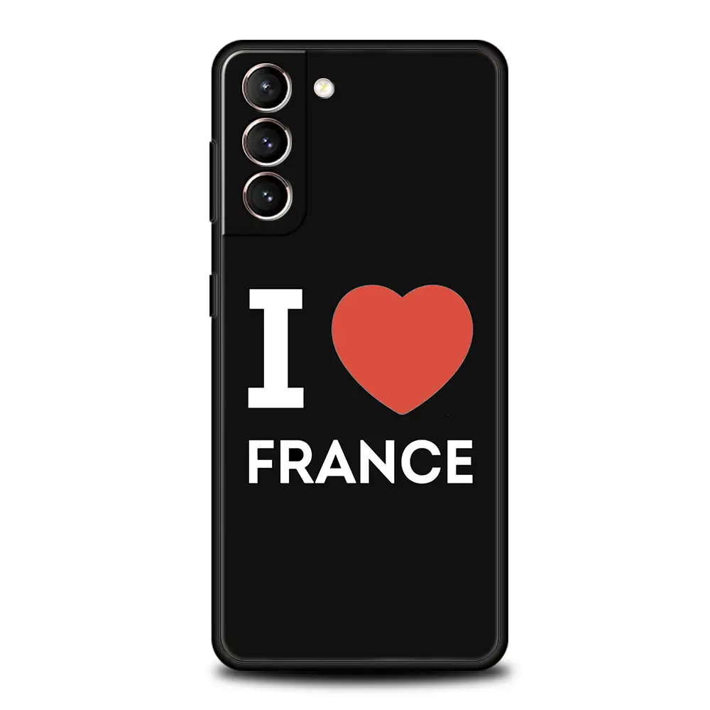 Elegant France Flag Soft Silicone Phone Case
