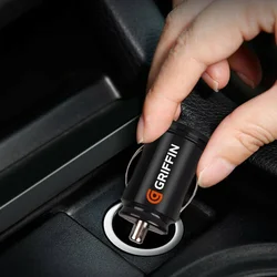 Mini Fast Charger Car Dual 2 Port USB Adapter for IPhone 7 Plus 6 5S 4s Huawei P10 Samsung Galaxy S8 S7 Black/White 12V Power