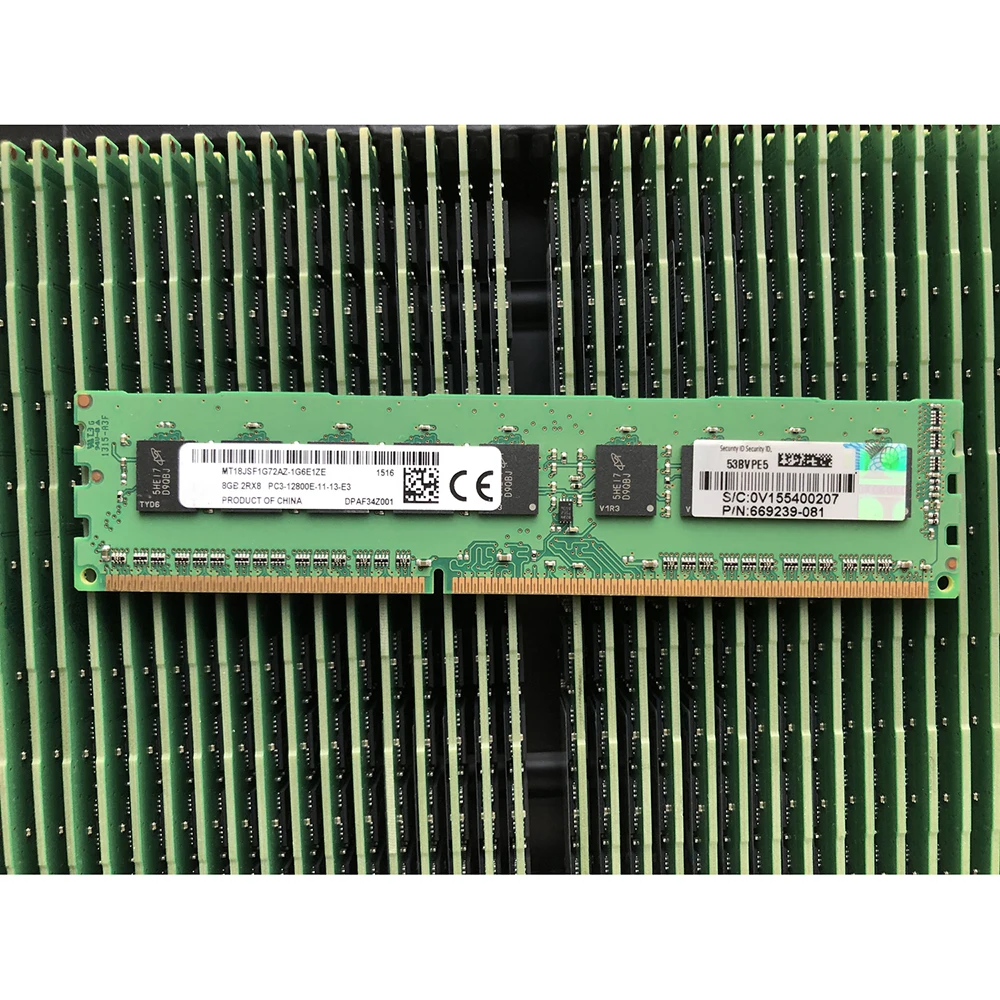 1PCS Server Memory For HP Z220 Z228 Z230 Z400 Z420 8GB 8G DDR3 1600 2Rx8 UDIMM ECC 4 1PCS Server Memory For HP Z220 Z228 Z230 Z400 Z420 8GB 8G DDR3 1600 2Rx8 UDIMM ECC - Image 2