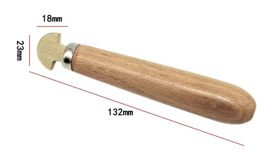 Goldsmith Jewelry Diamond Bezel Gemstone Setting Tool with Wooden Handle