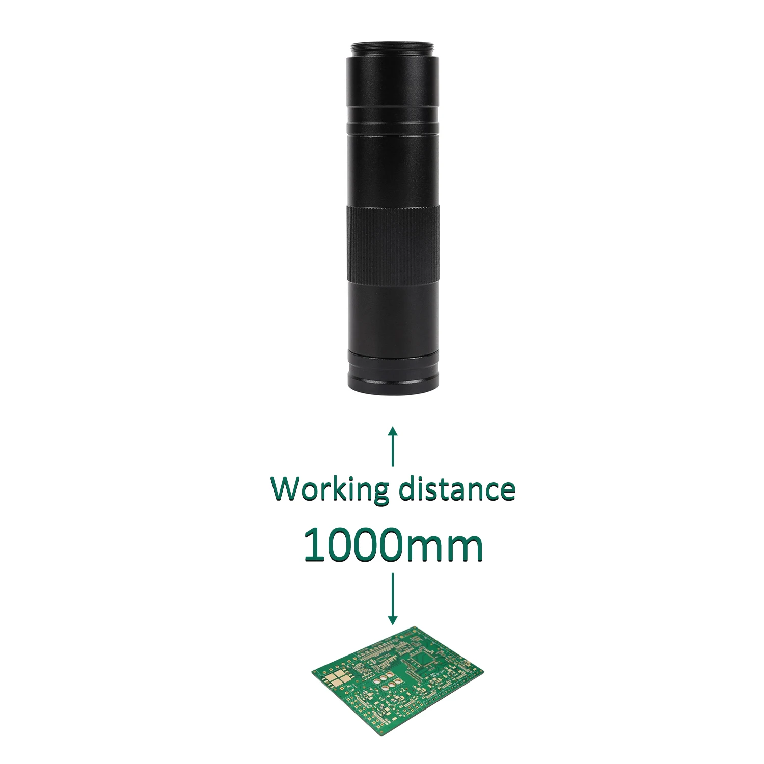 48MP 4K 1080P HDMI USB Industrial Video Digital Microscope Camera 150X Zoom C Mount Lens Cantilever stand For Repair Soldering 5