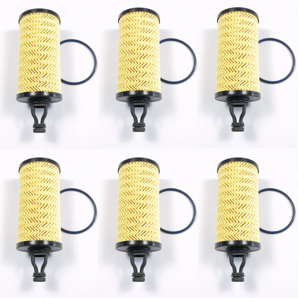 6 Pcs High Quality Oil Filter For Maserati Ghibli Gasoline Levante