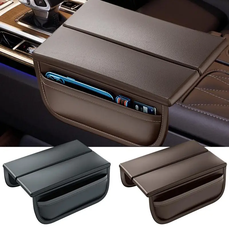 

Car Center Console Armrest Cover Comfortable Car Armrest Seat Box Cover Anti Slip PU Leather Auto Decoration Styling Arm Rest