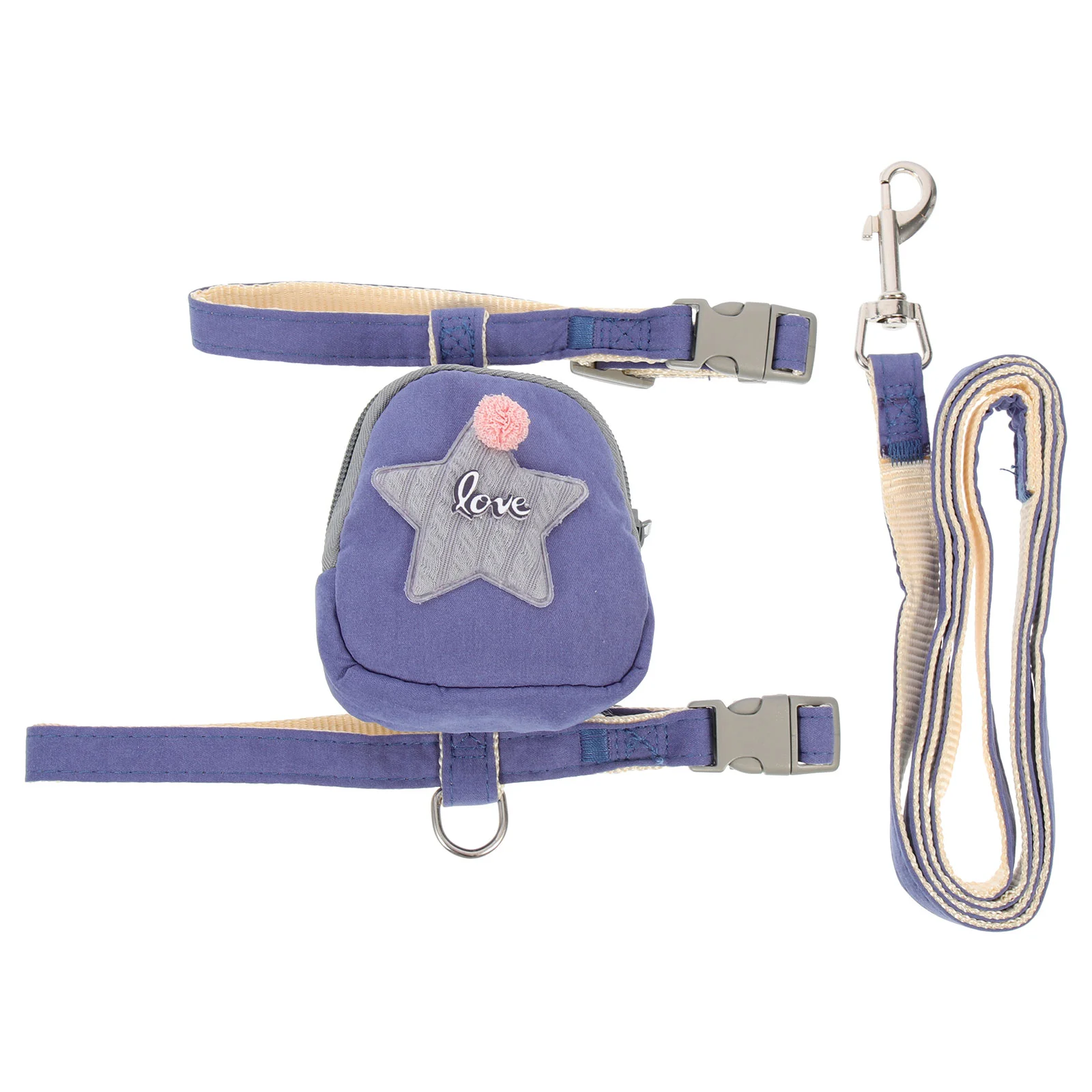 

Dog Backpack Leash Cat Walking Puppy Harness Traction Strap Kitten Rope Pet Escape Proof Printing Outdoor