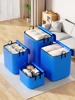 1PC large capacity moving doggy bag foldable clothing quilt storage bag Tidy dormitory bedroom mobile easy waterproof 2