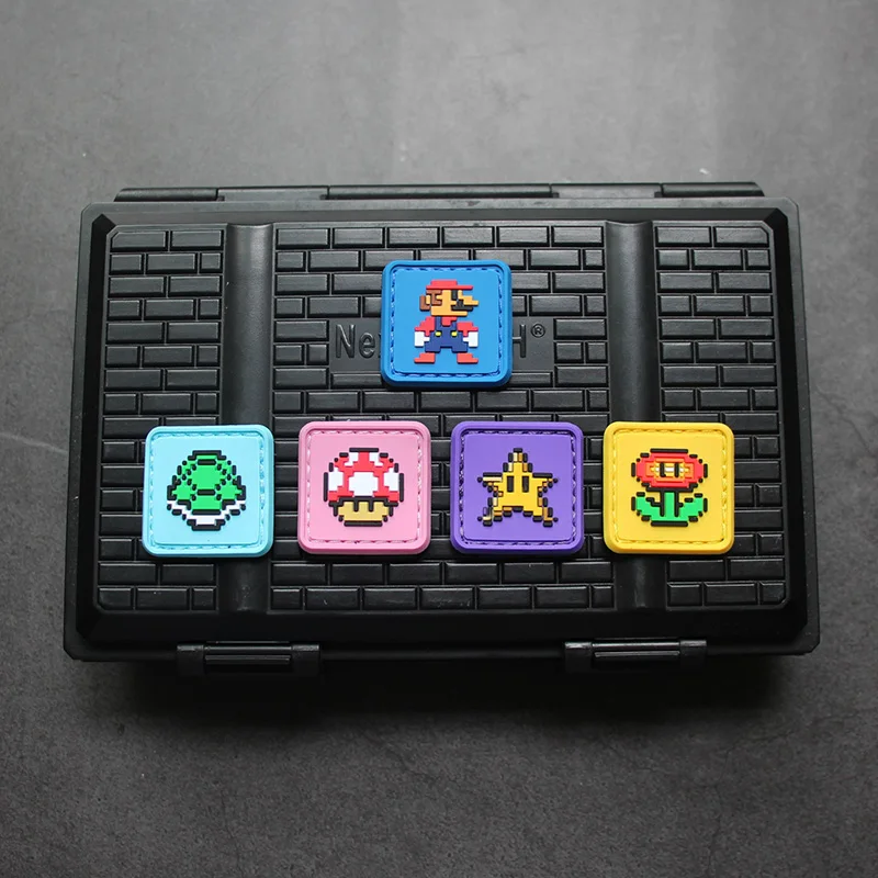 

Pixel Cartoon PVC Patch for Clothing Customs Clearance Game Tactical Morale Badge on Backpack Applique Hook Loop Armband Sticker