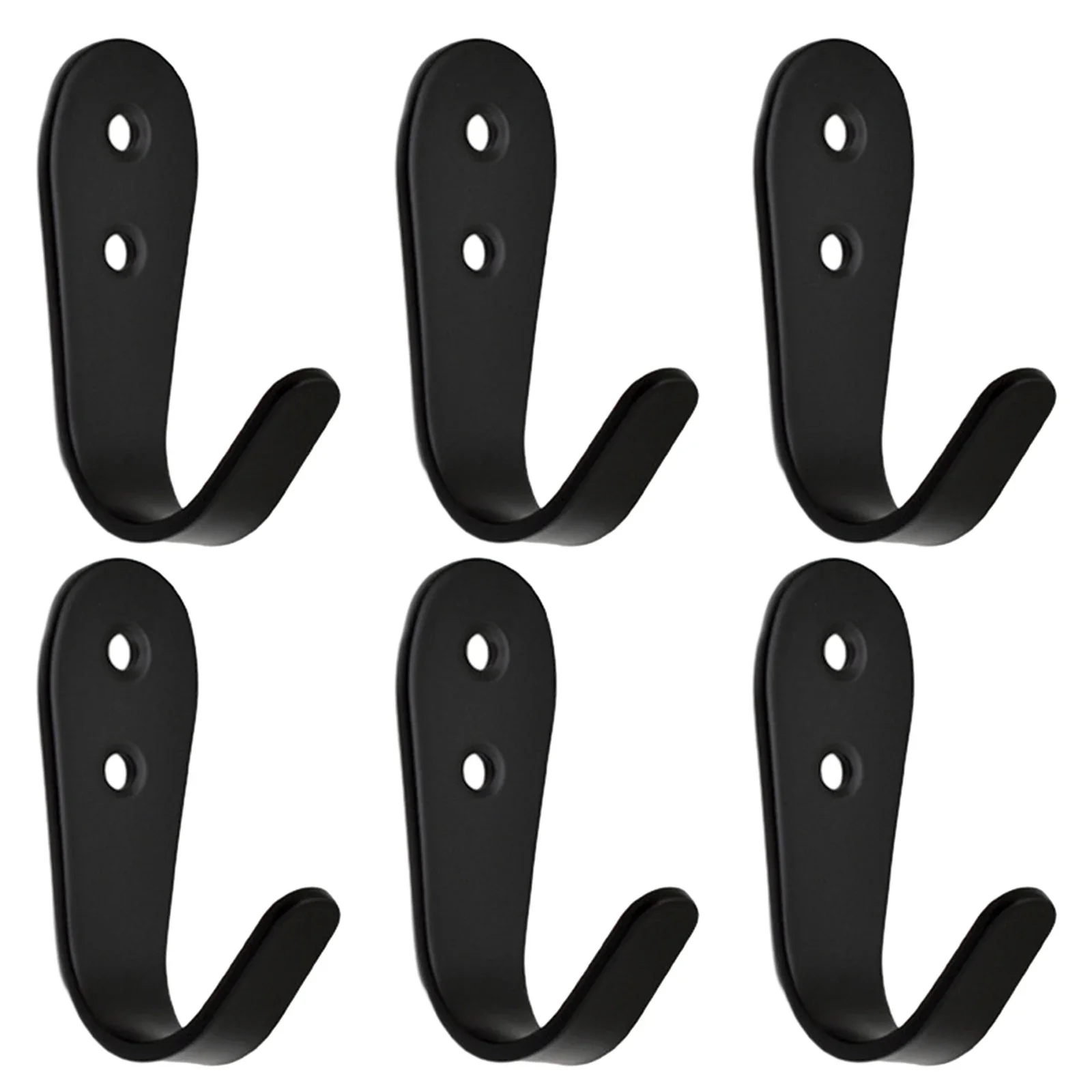 Towel Hanger Holder Coat Single Hook Kitchen Bedroom Solid Metal Stainless Steel 4pcs Accessories Hardware Tool