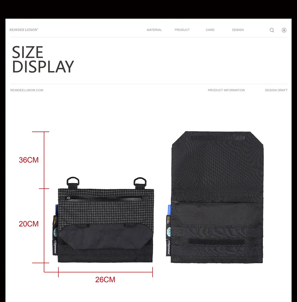 Reindee Lusion 24ss FP01 Multifunctional backpack combined materials xpac cd hard shell techwear accessories edc carrier