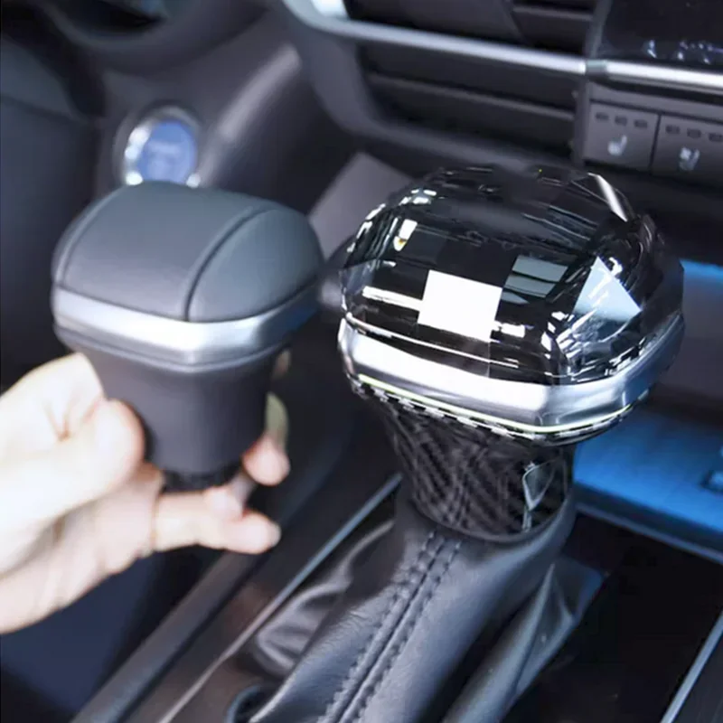 

For Toyota Sienna 2022 year crystal handle gear head upgrade modified crystal luminous gearbox shift knob gear lever gear stick
