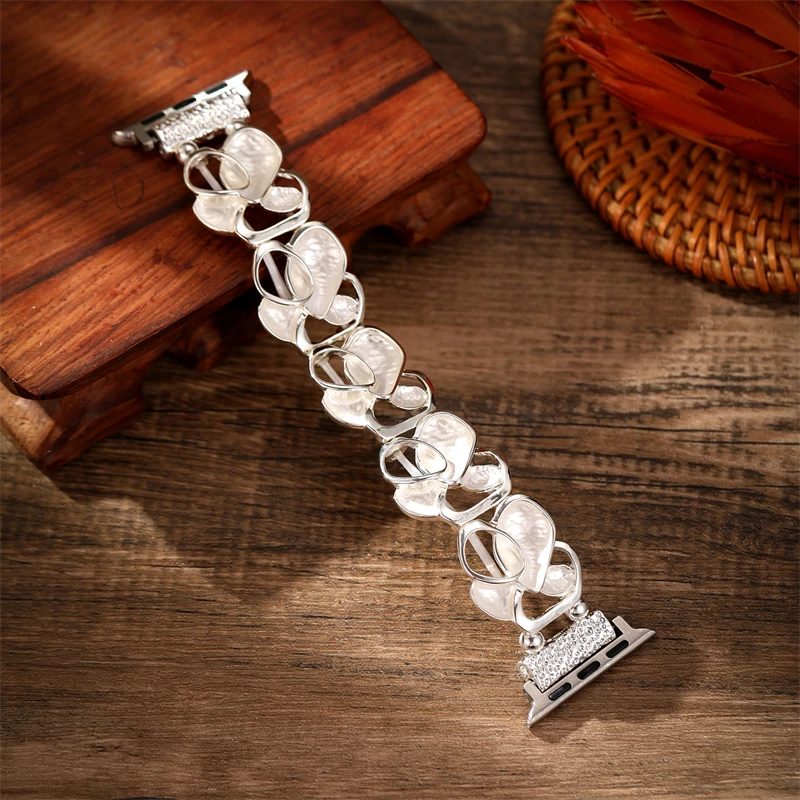 Elegant Metal Elastic Bracelet - Women's Strap