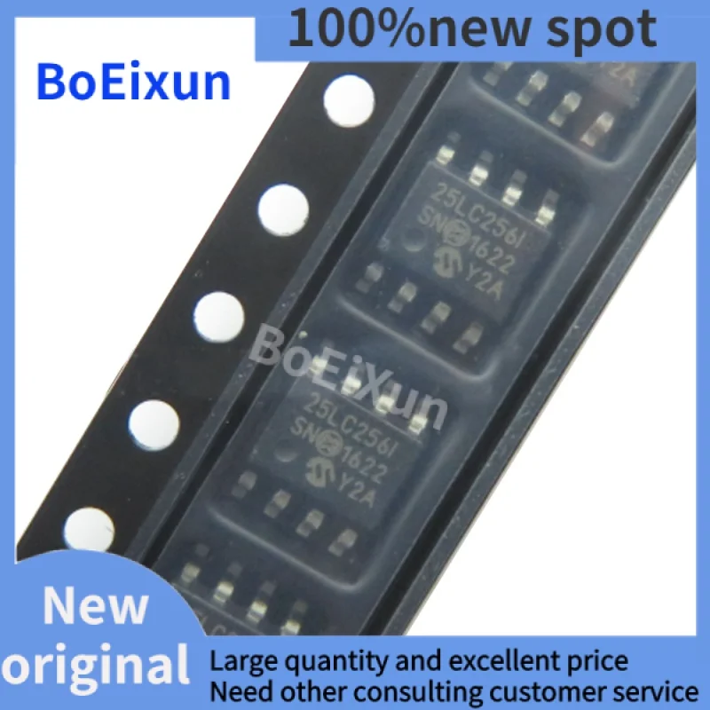 

5-100 Pieces 25LC256T-I/SN SOP-8 25LC256T Memory Chip IC Integrated Circuit Brand New Original Free Shipping