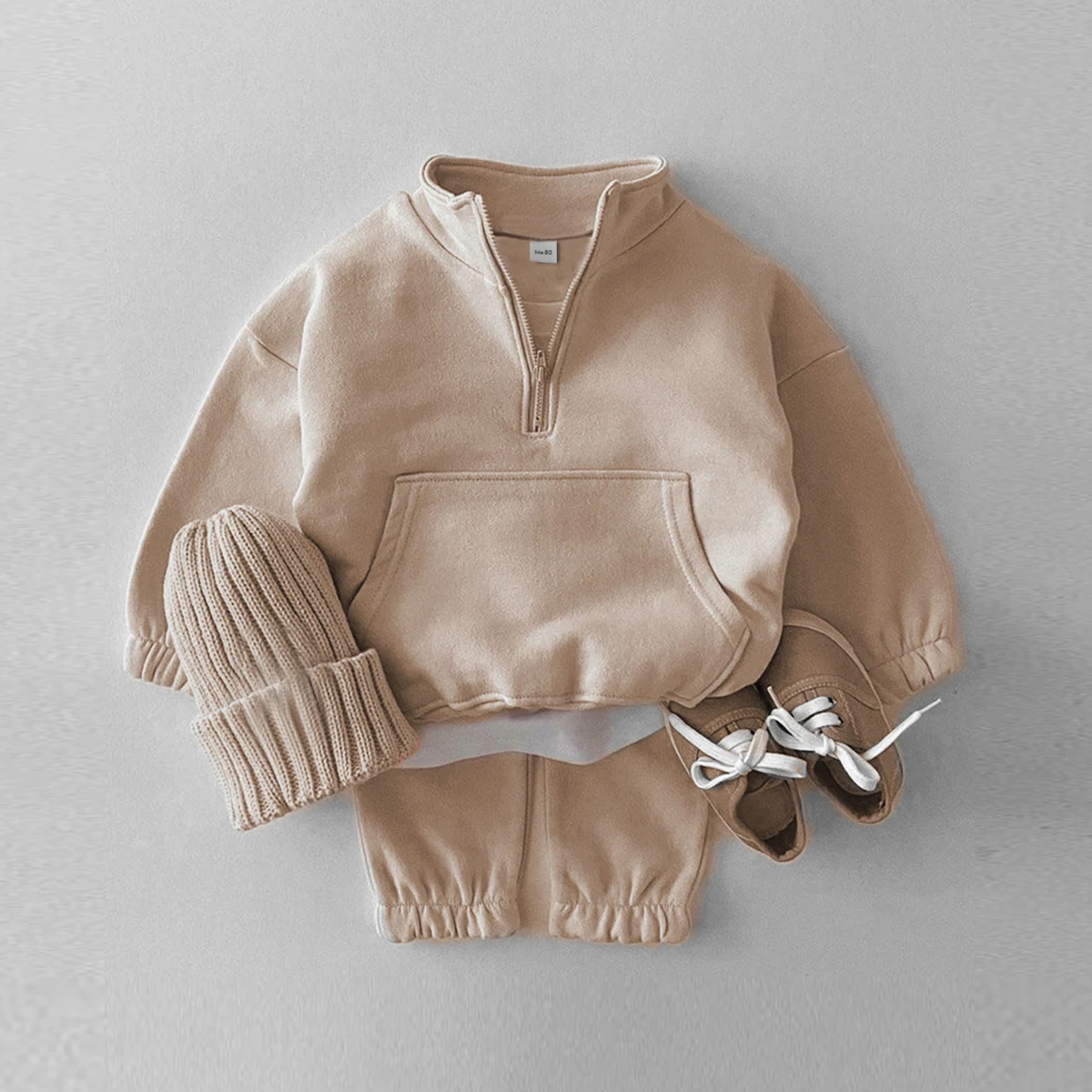 Baby Toddler Letter Hoodie & Pants Set 1