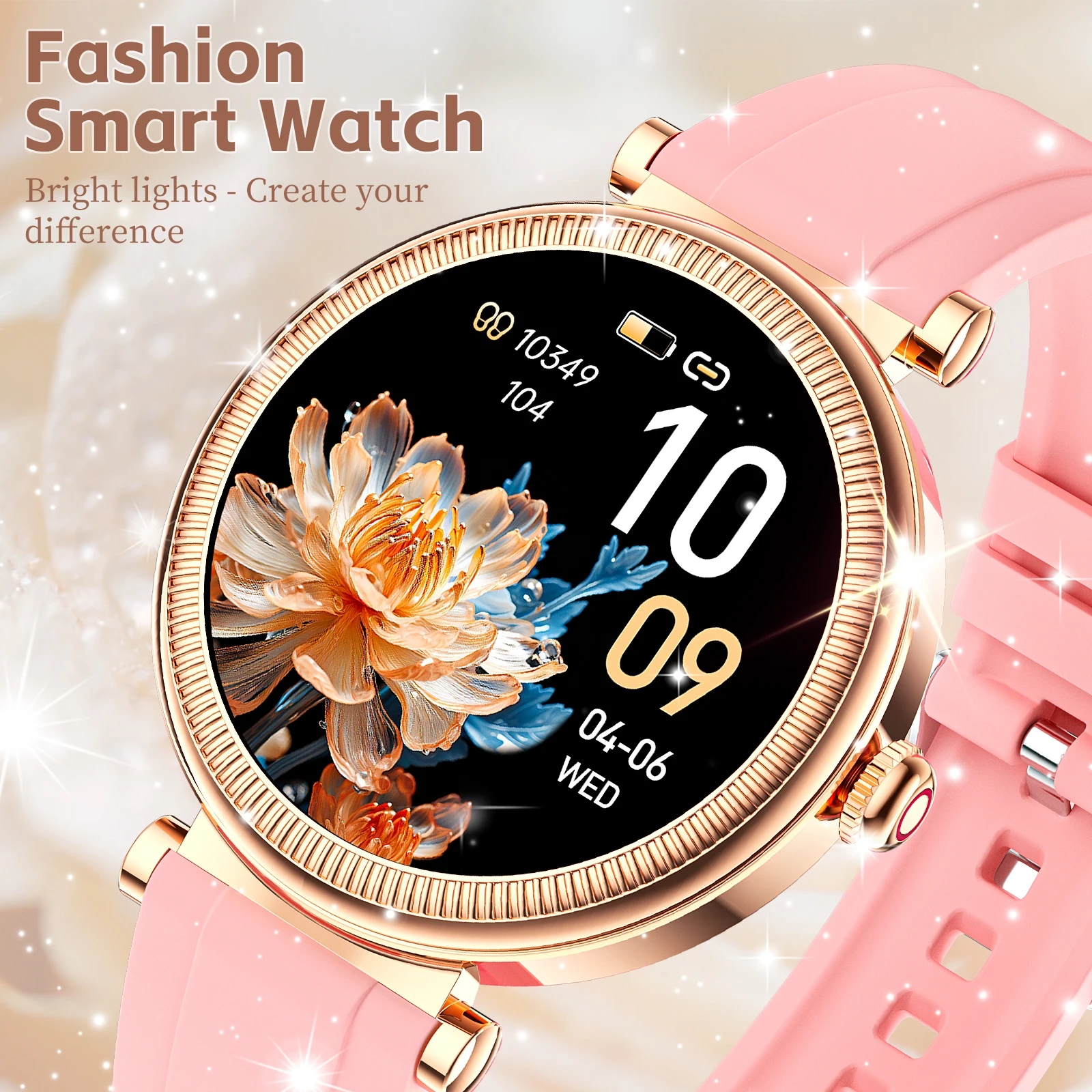 Smartwatch Für Damen Mit Telefonfunktion Und Fitness-tracker_voghion.com