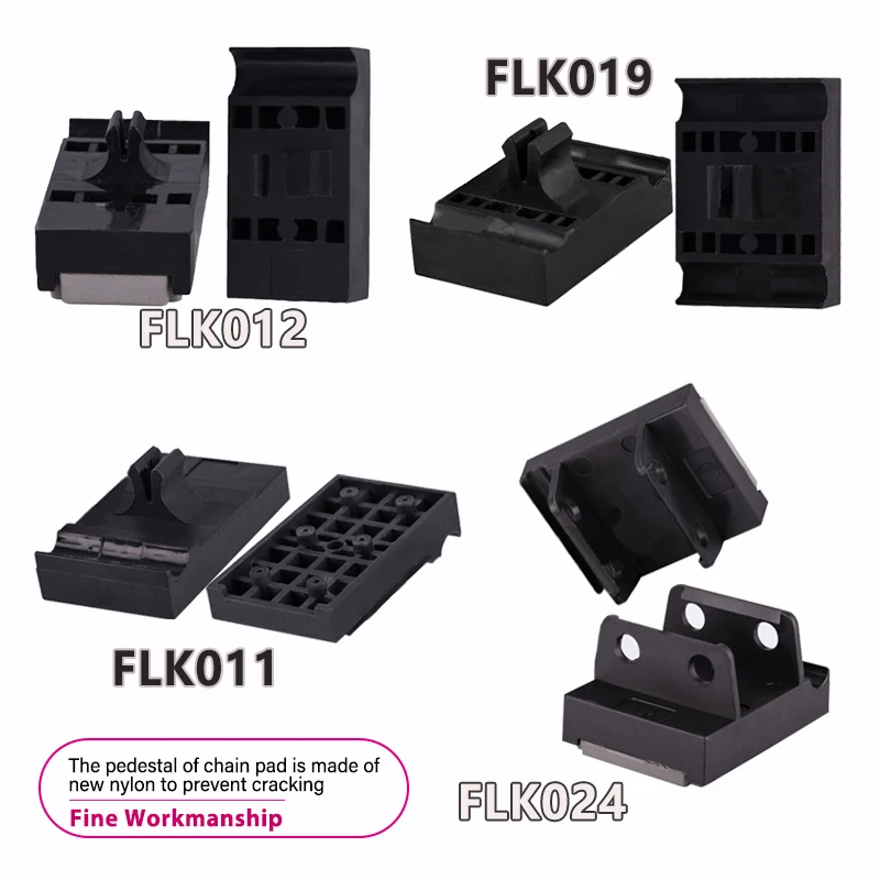 FLK011/12/19 63x37/71x37/71x48/80x62 컨베이어 체인 패드 목공 기계 부품 SCM 엣지 밴더 트랙 교체 부품