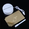 USB Luminous Acrylic Night Light Erasable Write Message Board Desktop Ornaments Lamp Creative Transparent LED Night Lights 6