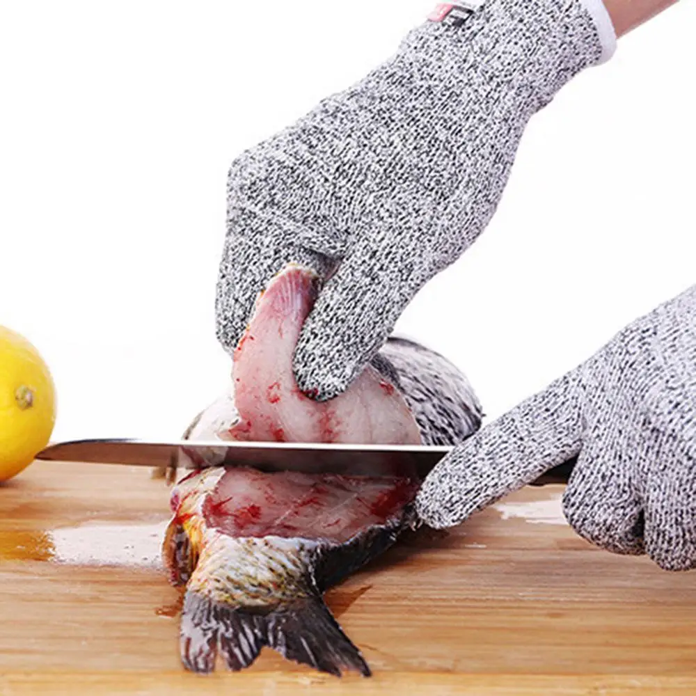 Hot Anti-cut Gloves Safety Cut Proof Stab Resistant Stainless Steel Wire Metal Mesh Kitchen Butcher Cut-Resistant Safety Gloves