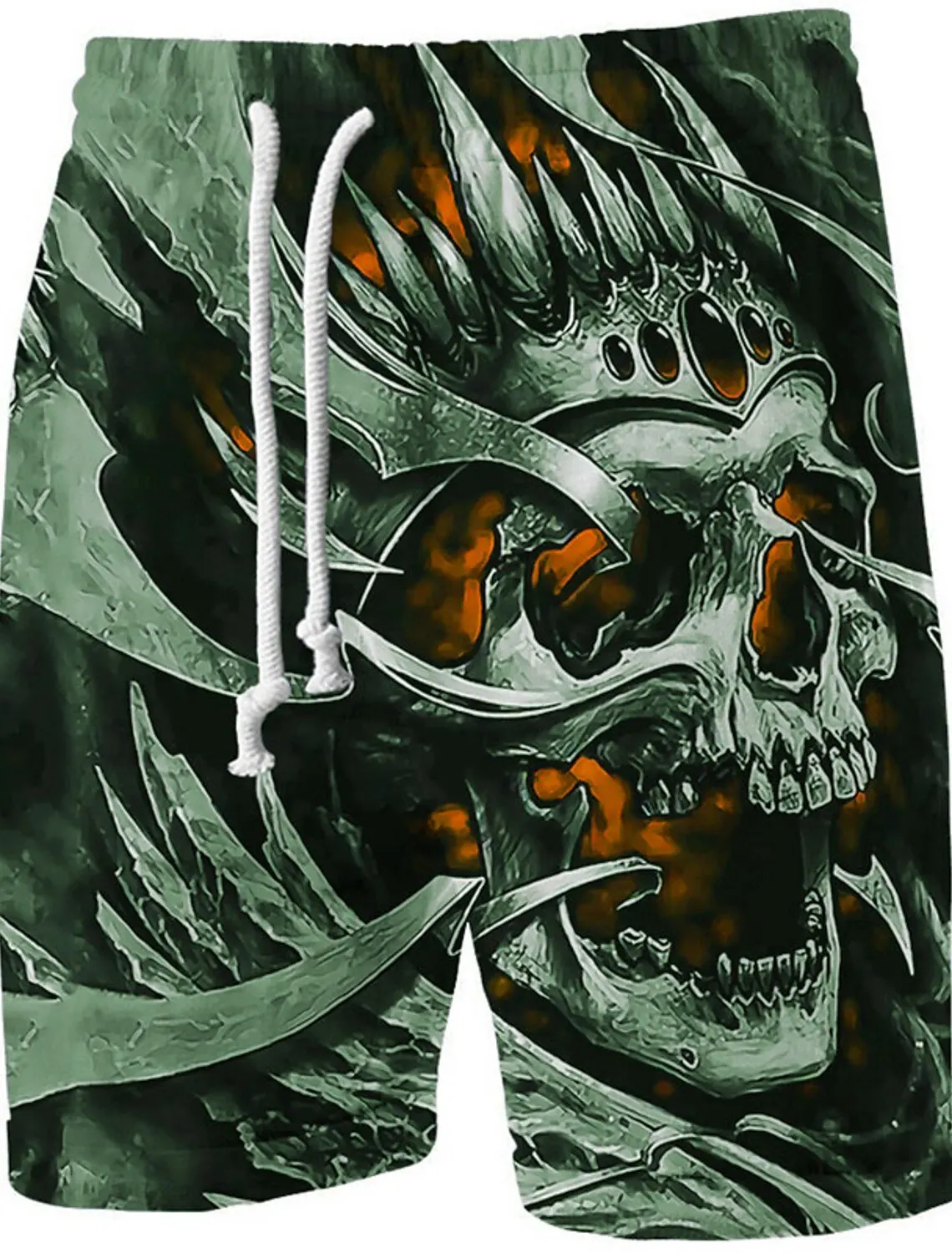 3D Print Graphic Skull Men's Board Shorts Swim Shorts Swim Trunks Summer Beach Shorts Comfort Breathable Shorts For Boys 5