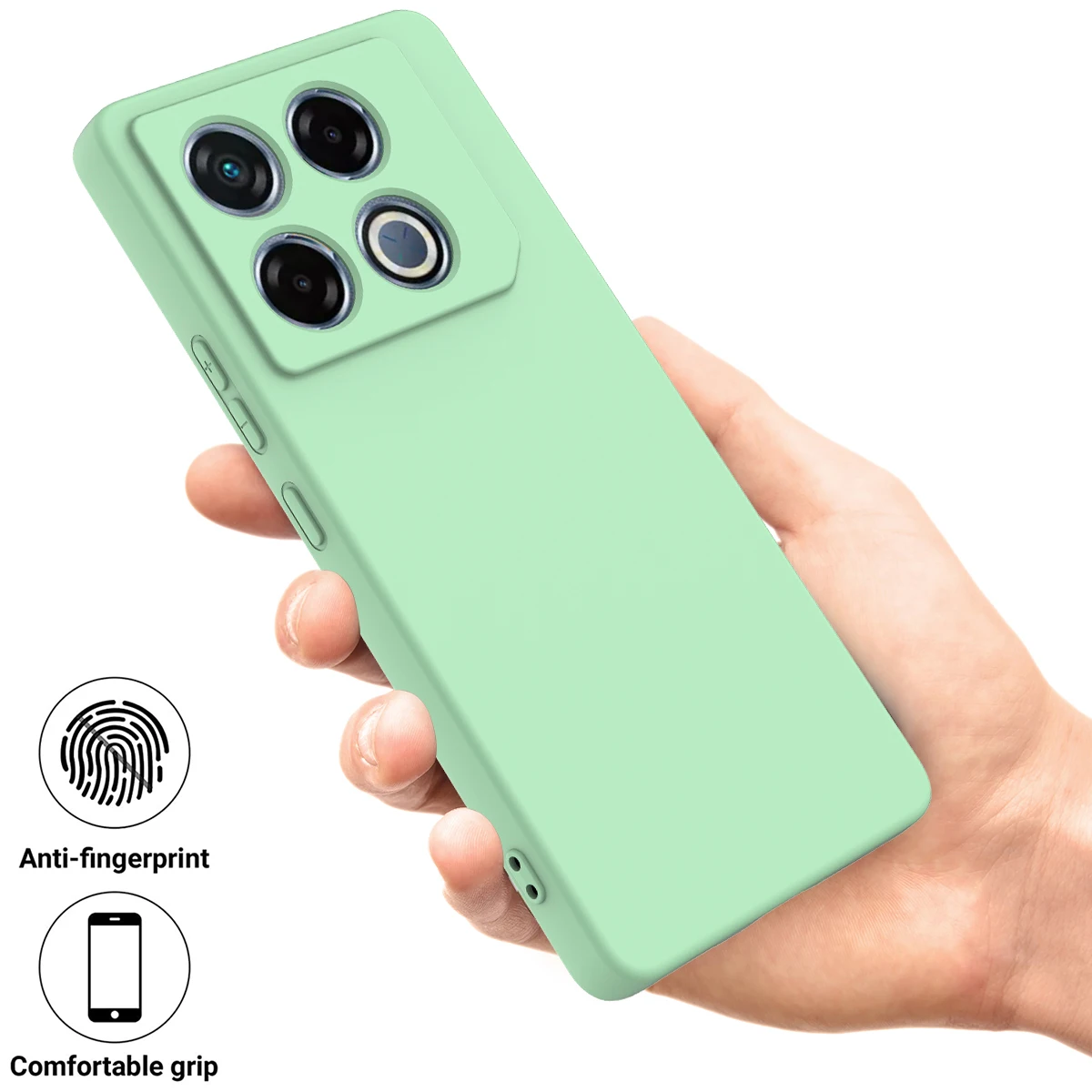 Frosted TPU Case with MicroFiber Lining and Silicone Matting