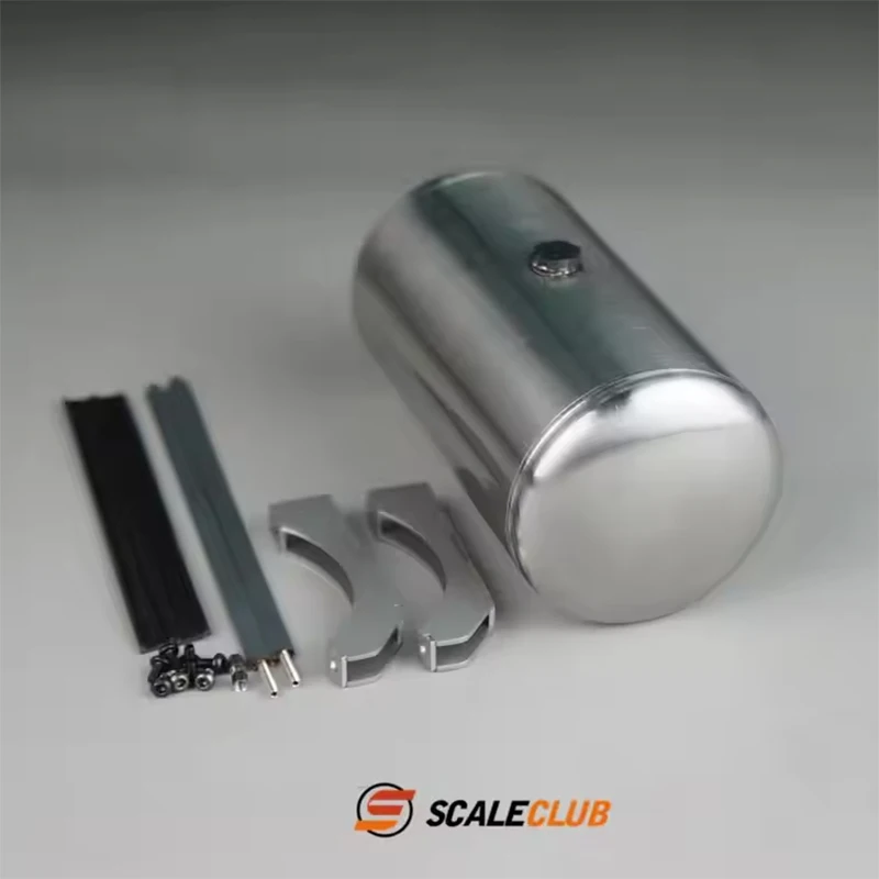 Scaleclub Modell für 1/14 Tamiya Edelstahl-Rundkraftstofftank für King GL Global Kraftstofftank Amerikanischer Kraftstofftank für Lesu – Detail 3
