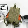 Color Matching Fashion Nylon School Bag High Capacity Hasp Multiple Pockets Backpacks 2024 Hot Sale Bags for Girls and Boys 2