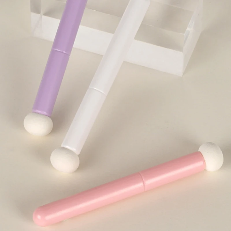 1Pcs Sponge Heads Nails Art Gel Polish Color Gradient Brush Glitter Powder Dotting Pen For Manicure Accessories Tools 5