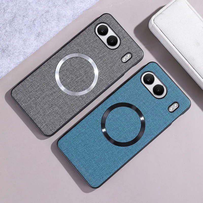 Magsafe-Compatible PU Leather Clothing Design Hard Case