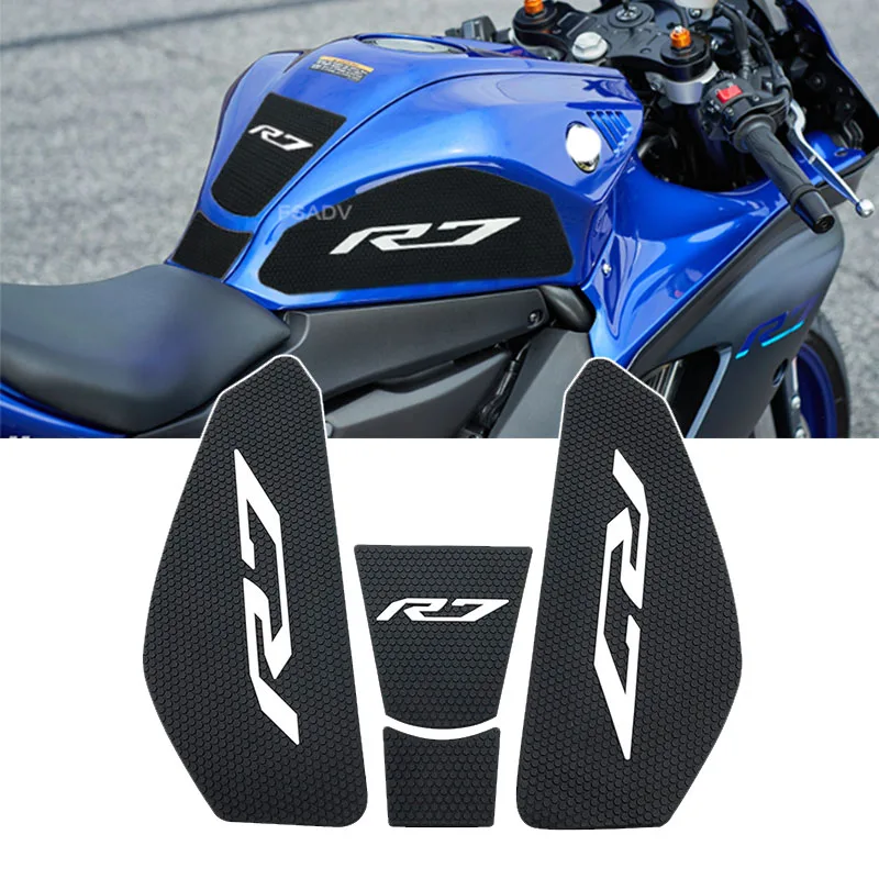 

Накладка на бак YZF R7 для YAMAHA YZF R7 YZFR7 R7 2021 2022 мотоциклетные захваты на бак протектор топливного бака наклейки на наколенники наклейки