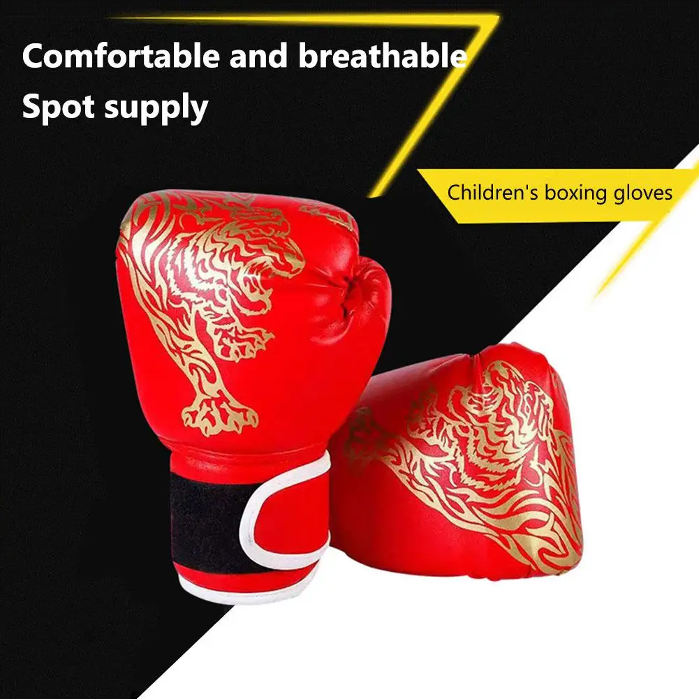 Kids Boxing Gloves Punching Training Sparring Fighting Mitts Hand Protector