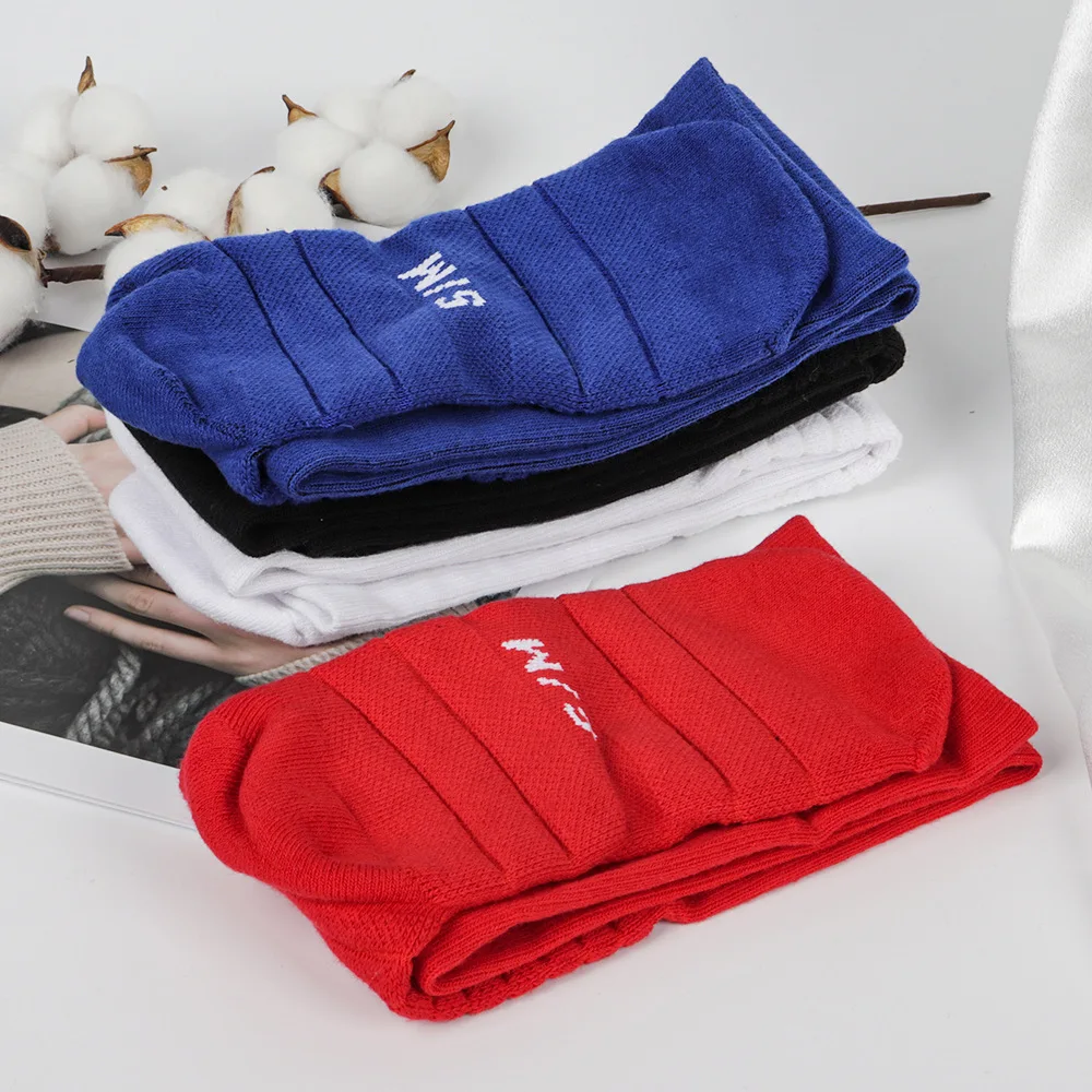Cotton Long Adult Rugby Socks Men Thickened Cushioning Soccer Sports Running Football Socks